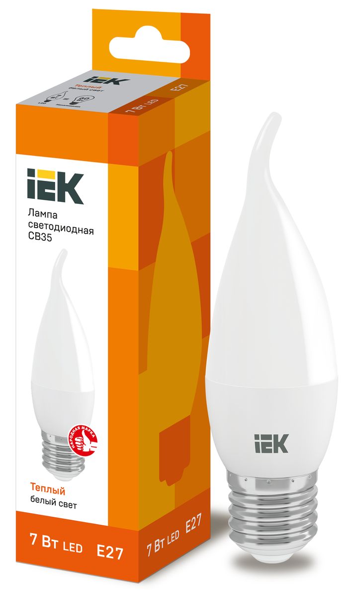 Лампа светодиодная  LLE-CB35-7-230-30-E27