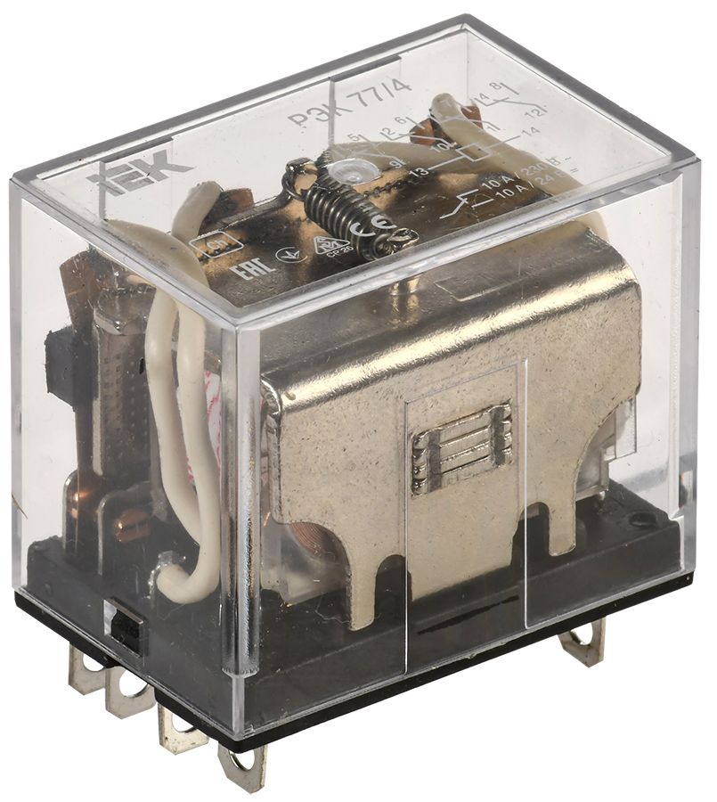 Реле промежуточное  RRP10-4-10-024D-LED
