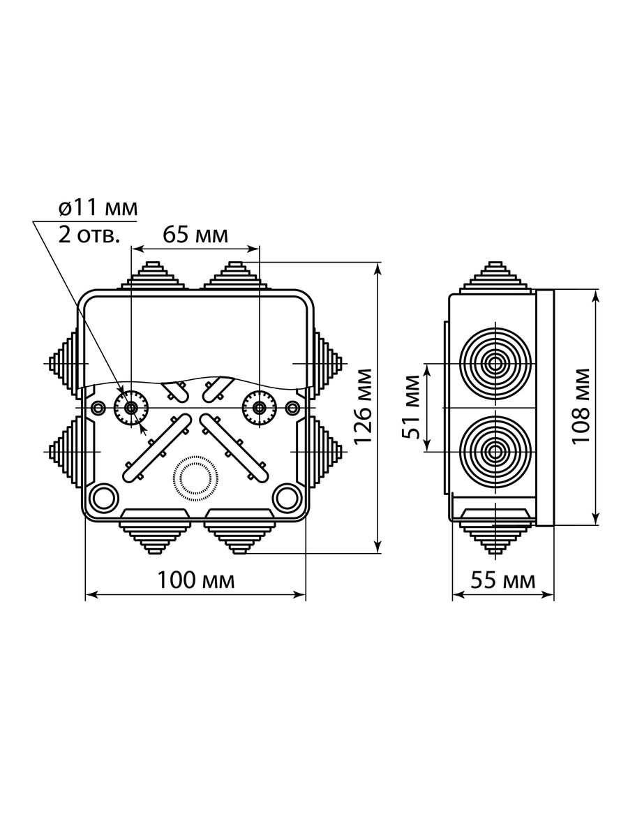 Коробка распаячная  SQ1401-7513