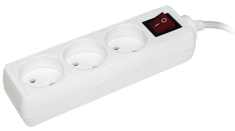 Удлинитель сетевой  WYP10-06-03-05-K-N