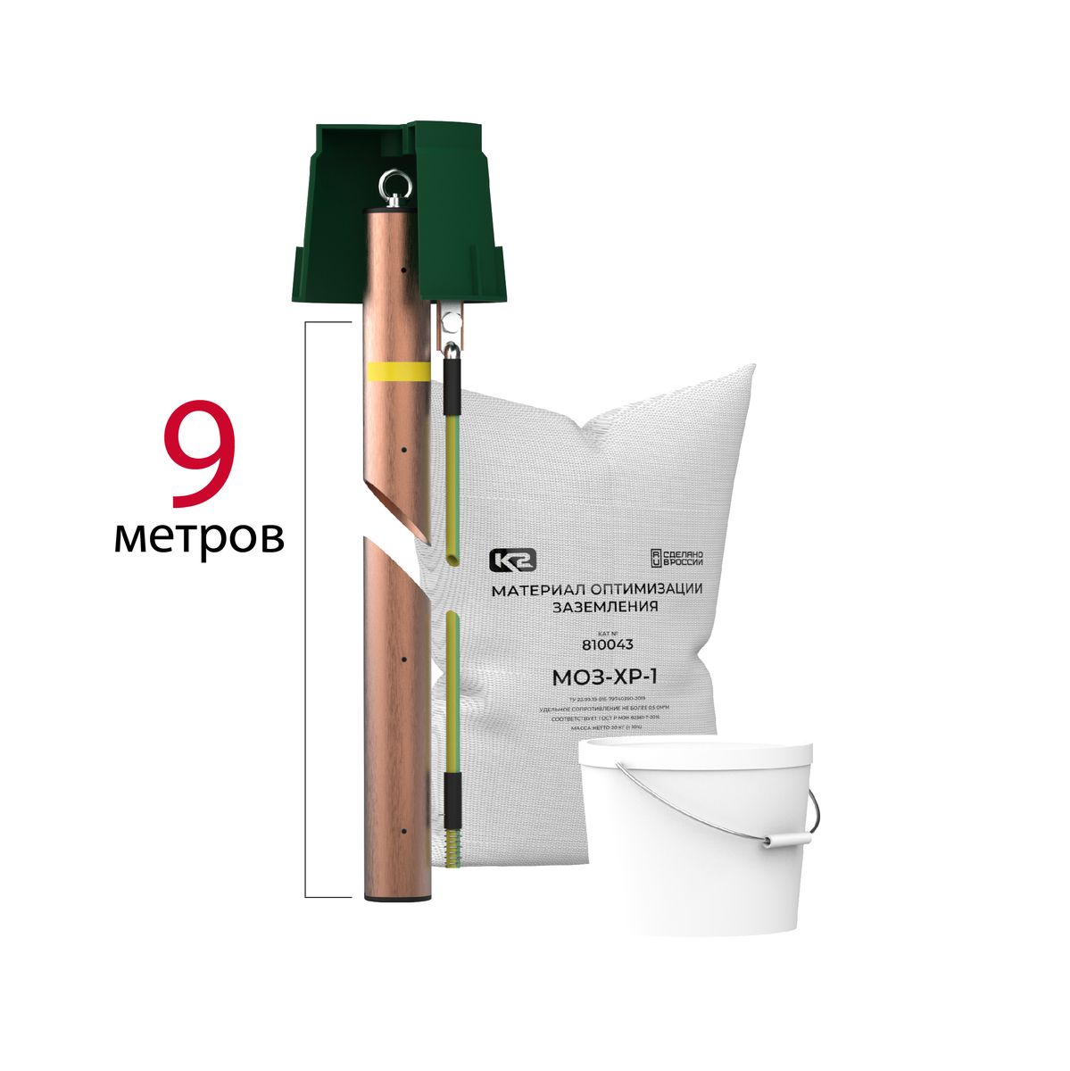 Электрод электролитический К2М-340-9В М340003