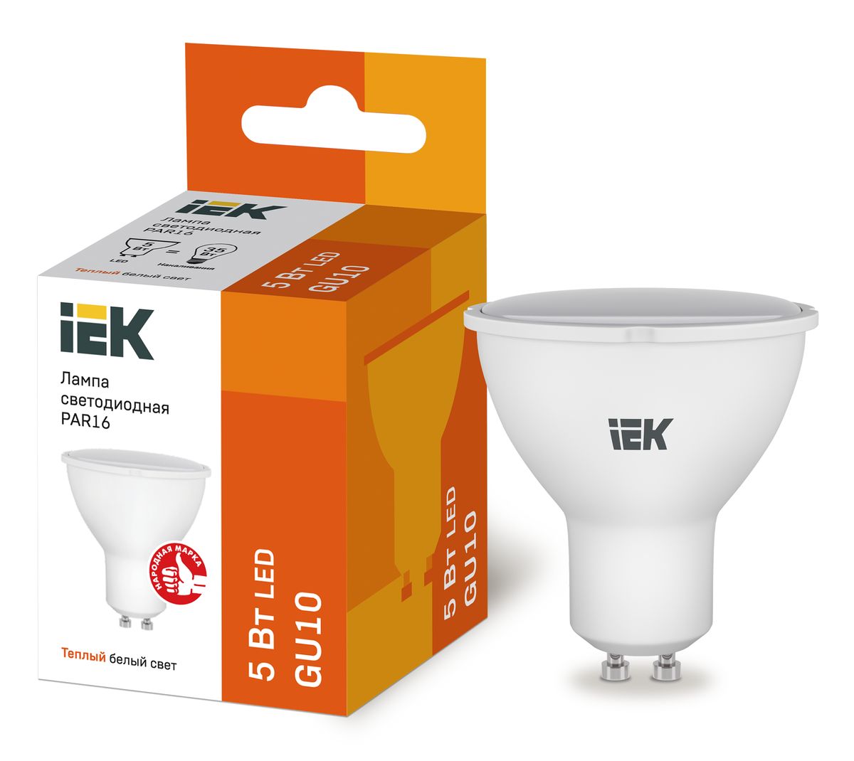 Лампа светодиодная  LLE-PAR16-5-230-30-GU10