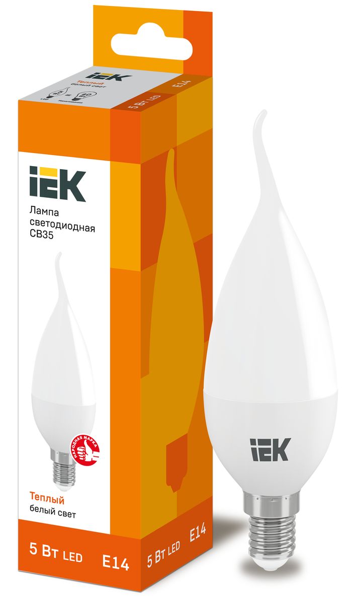 Лампа светодиодная  LLE-CB35-5-230-30-E14