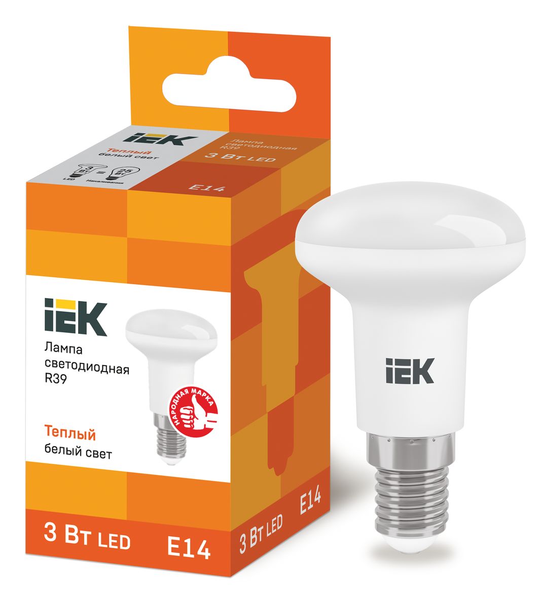 Лампа светодиодная  LLE-R39-3-230-30-E14
