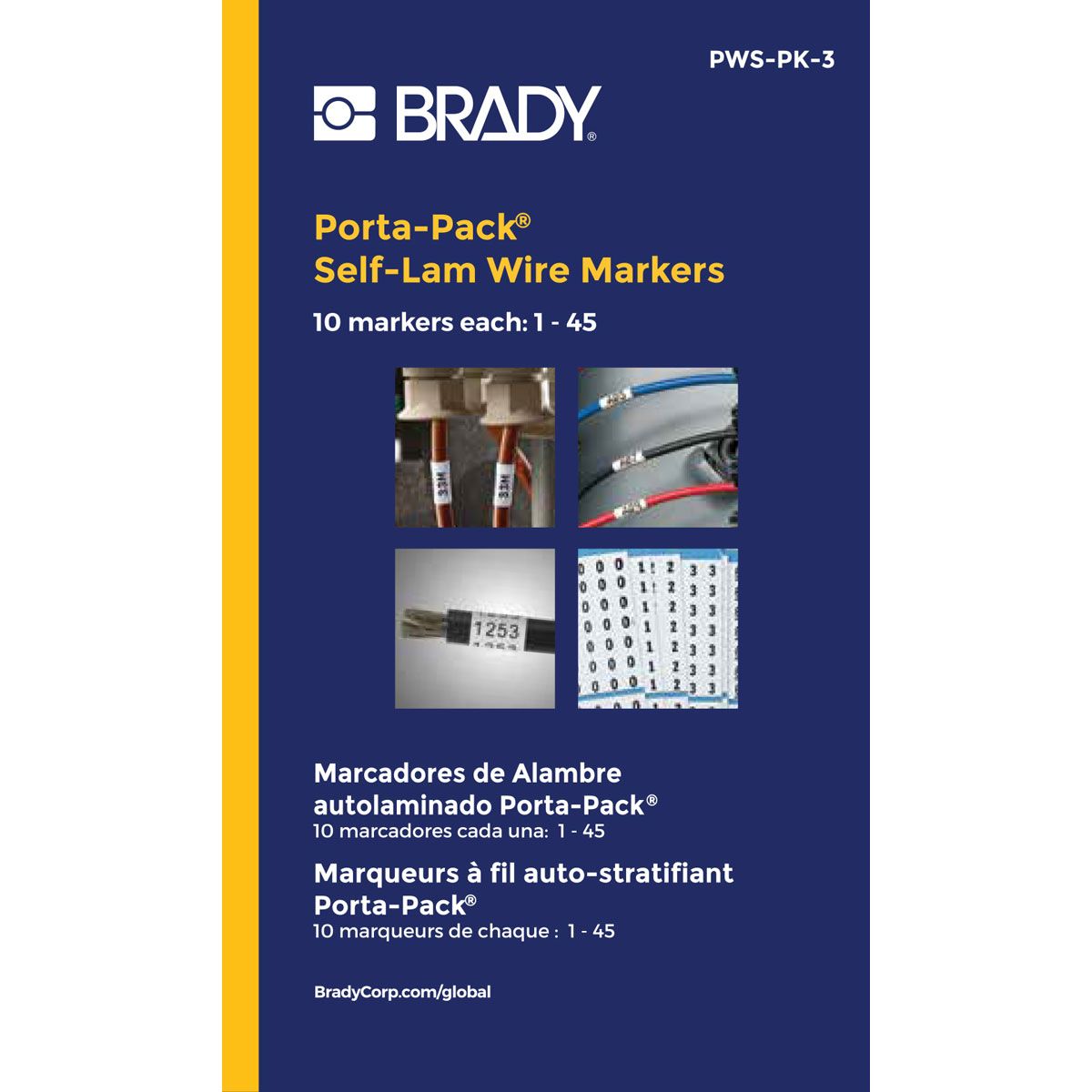 Маркеры кабельные PWS-PK-3 brd35553
