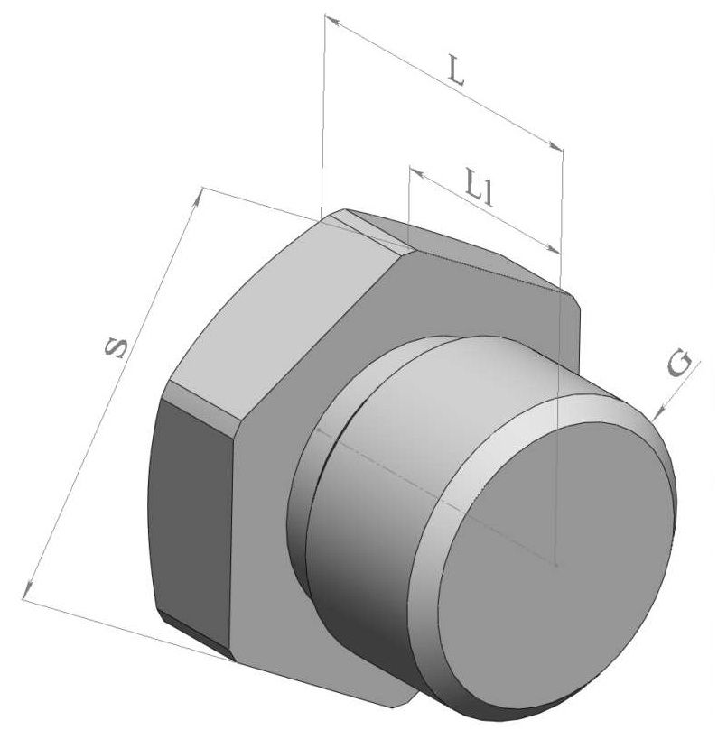 Заглушка кабельного ввода ЗНИ-1/2" LS092515