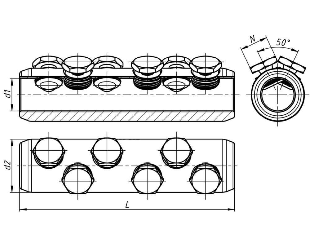 Соединитель  zeta11052