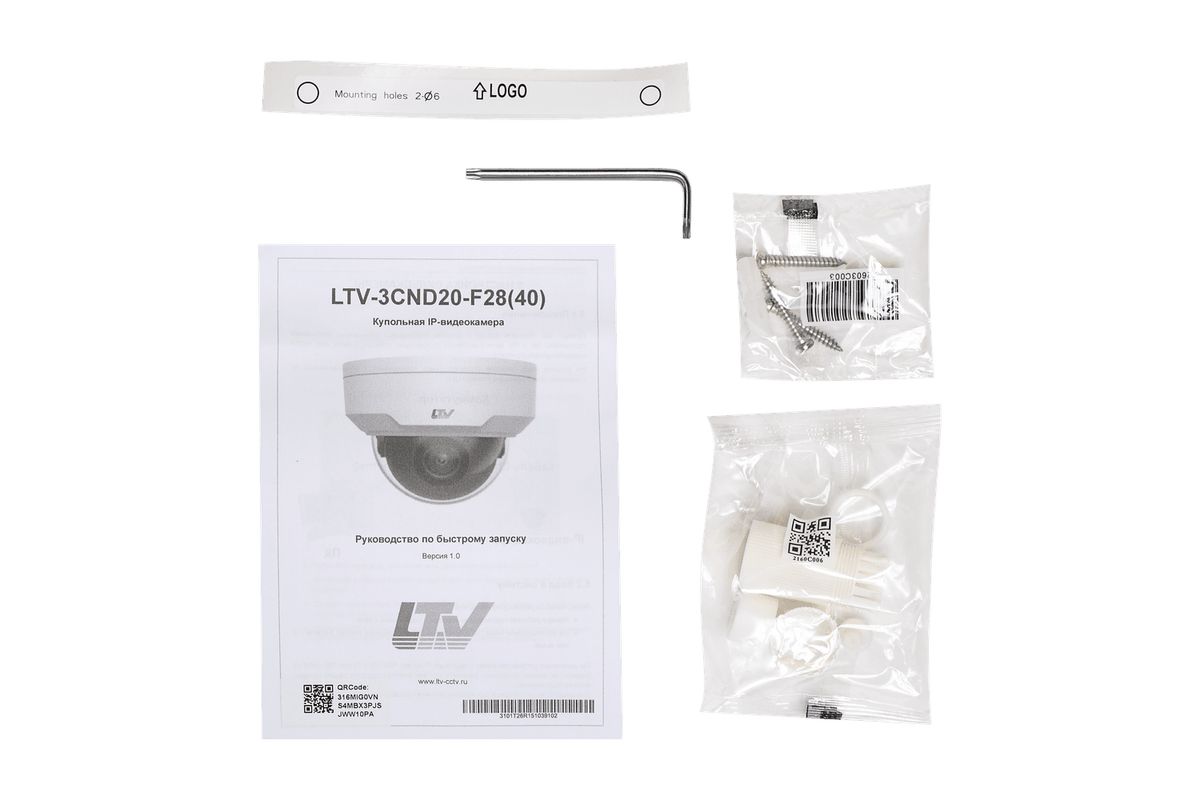 Видеокамера IP LTV-3CND20-F40 LS581048