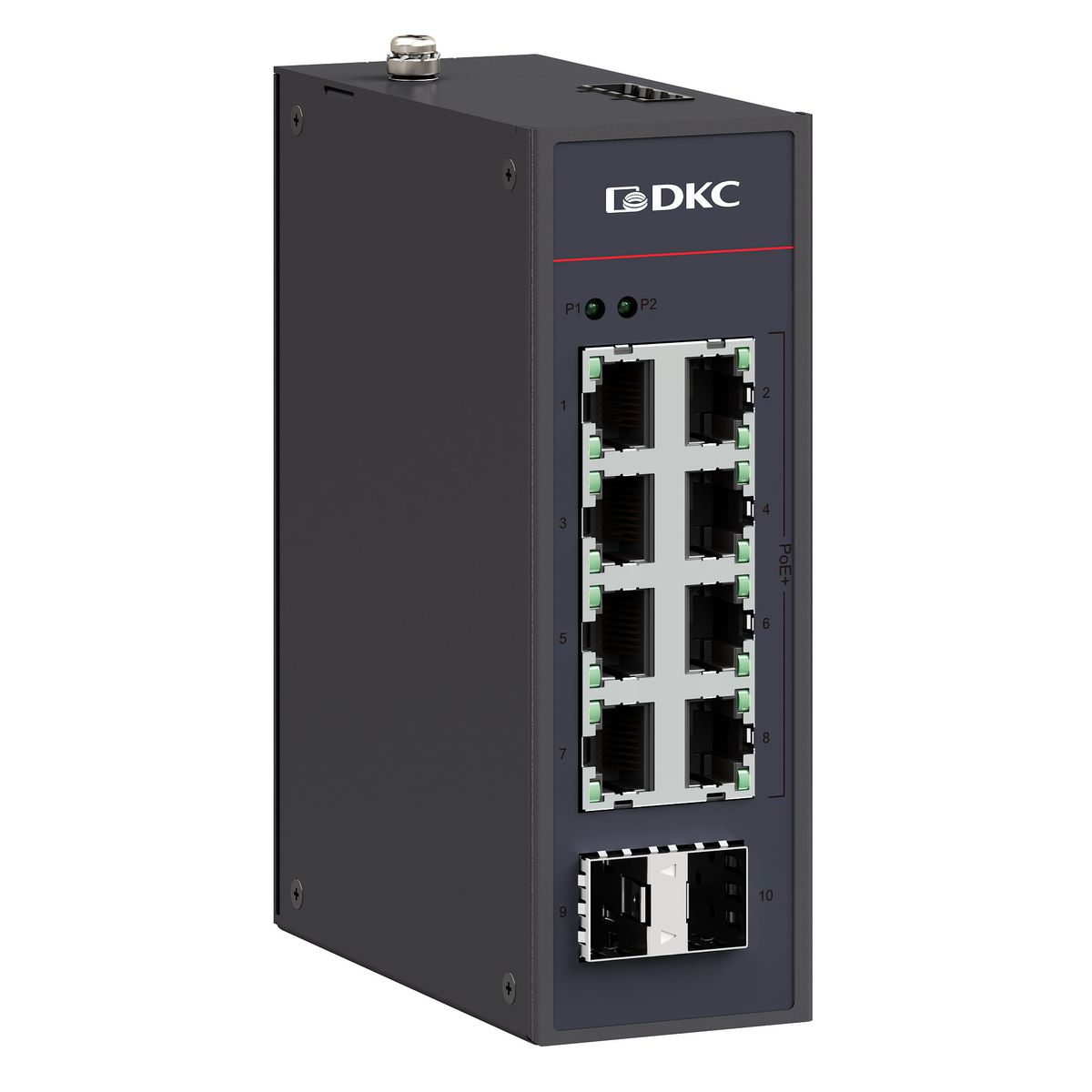 Коммутатор промышленный  N1000-2GX8GP-P4