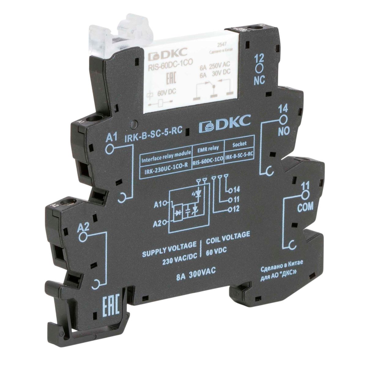 Реле интерфейсное  IRK-230UC-1CO-R