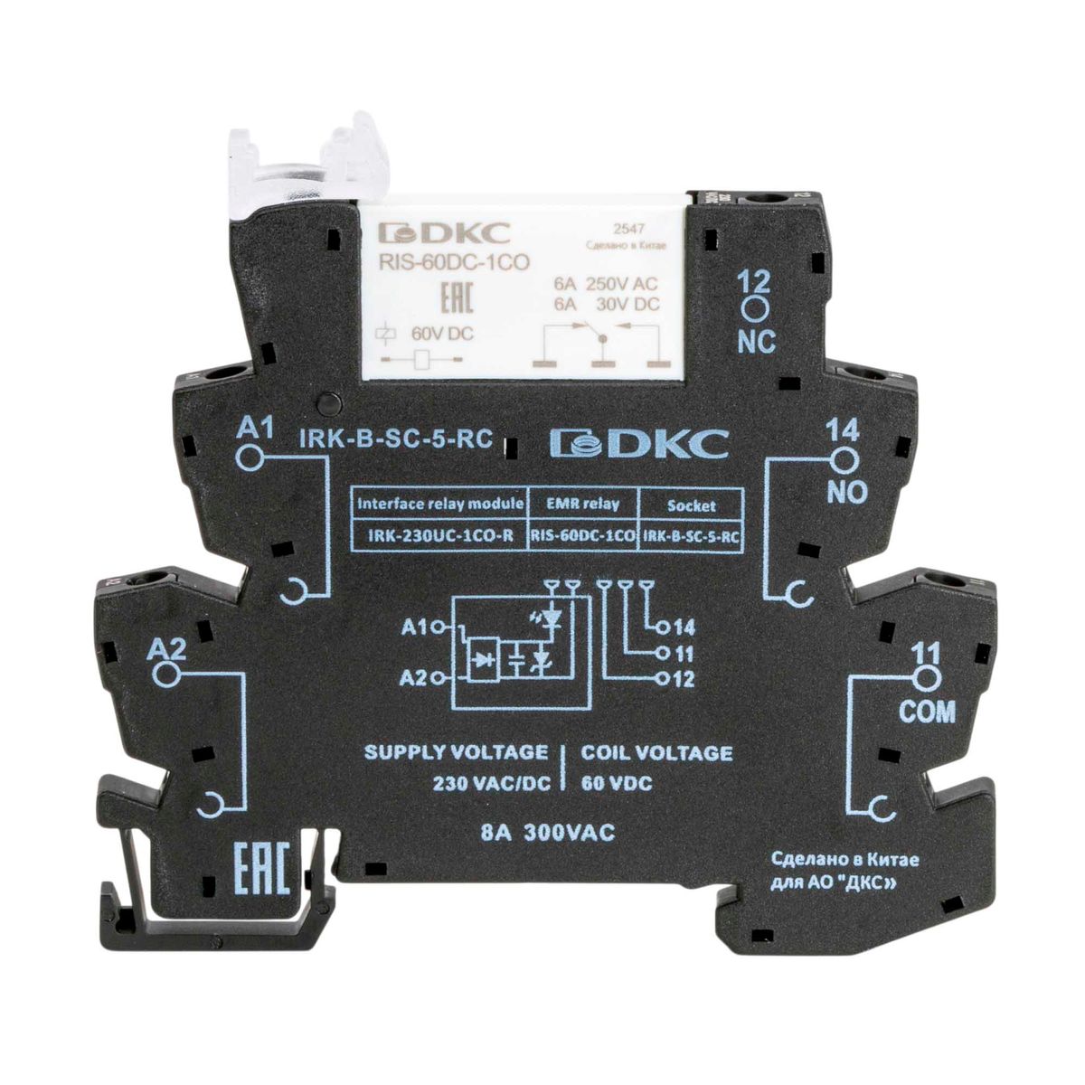 Реле интерфейсное  IRK-230UC-1CO-R