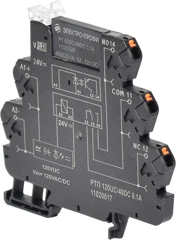 Реле твердотельное РТП 120UC/48DC 0.1A 11020017