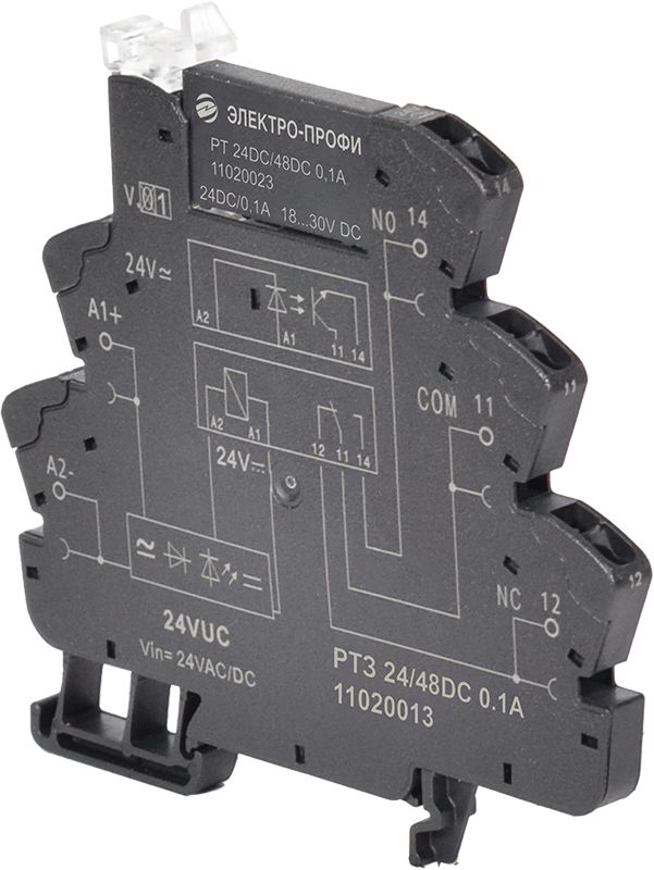 Реле твердотельное РТЗ 24/48DC 0.1A 11020013