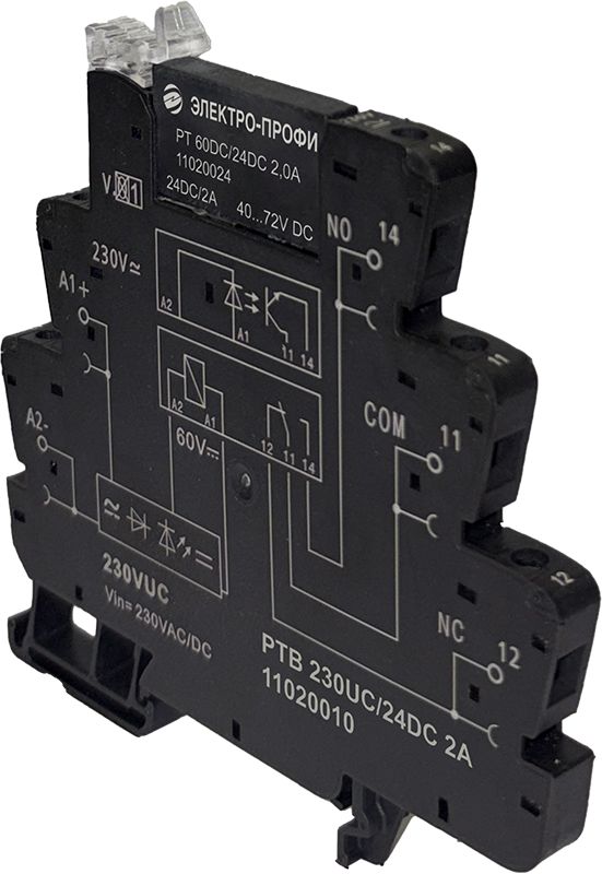 Реле твердотельное РТВ 230UC/24DC 2А 11020010