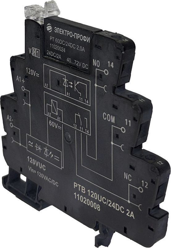 Реле твердотельное РТВ 120UC/24DC 2А 11020008