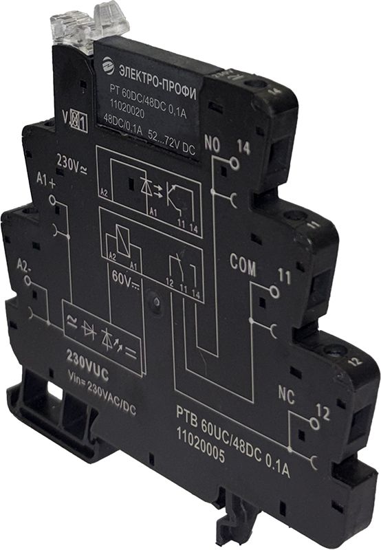 Реле твердотельное РТВ 60UC/48DC 0.1А 11020005