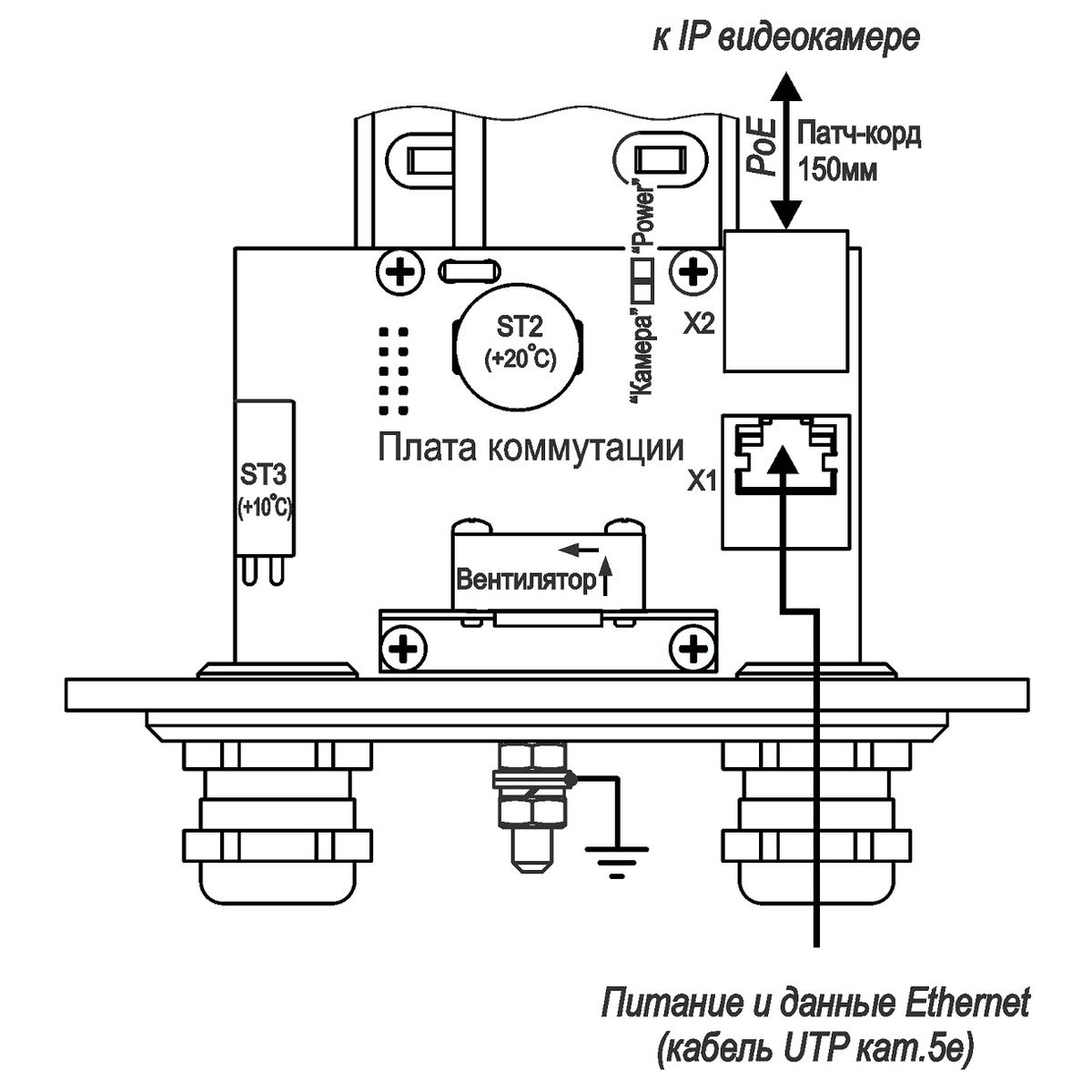 Видеокамера IP ТВК-83-IP-9-V2812-PoE+ 02198