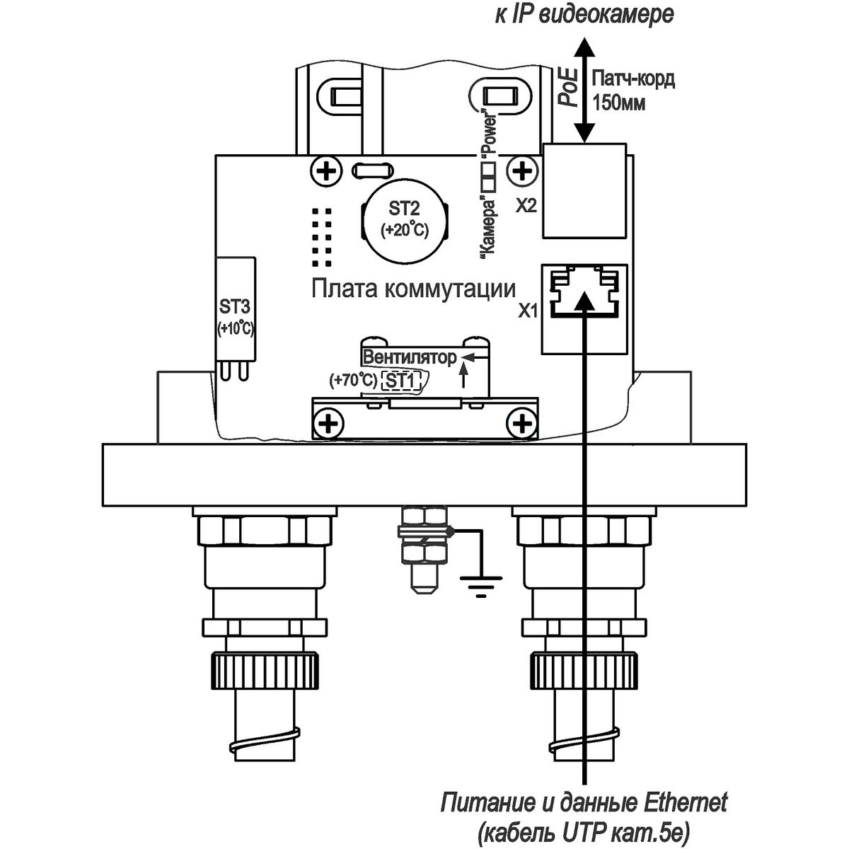Видеокамера IP ТВК-83-IP-4Г-V2812-PoE+ Ex 11277