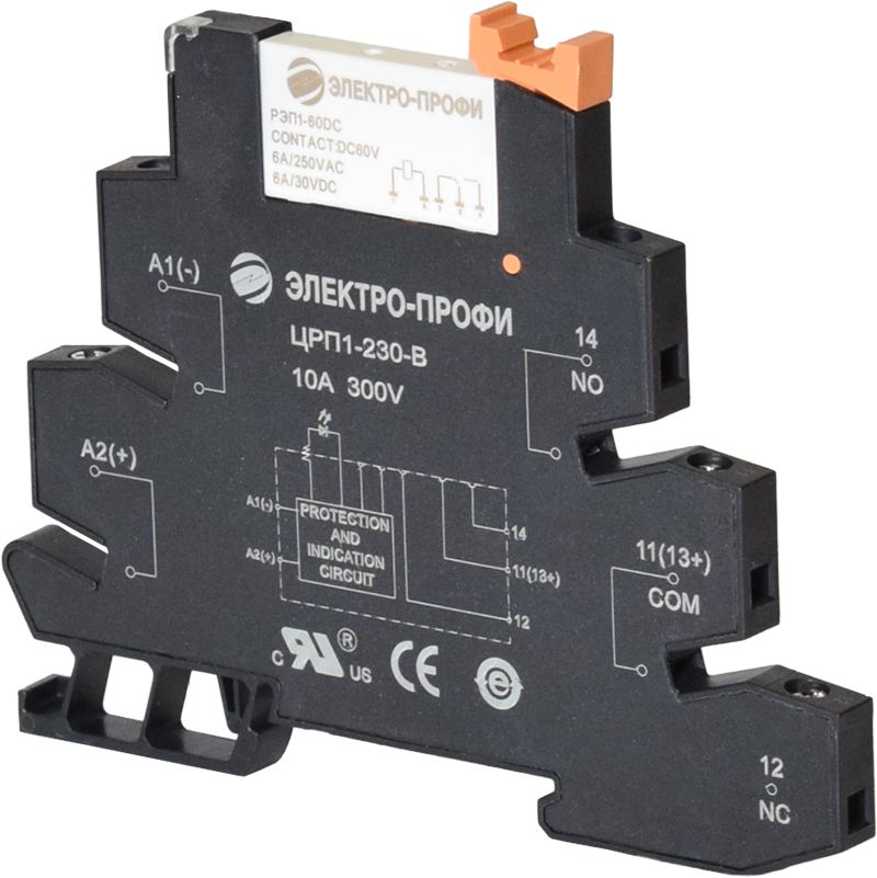 Реле интерфейсное РЭП1-230AC + ЦРП1-В 11040028