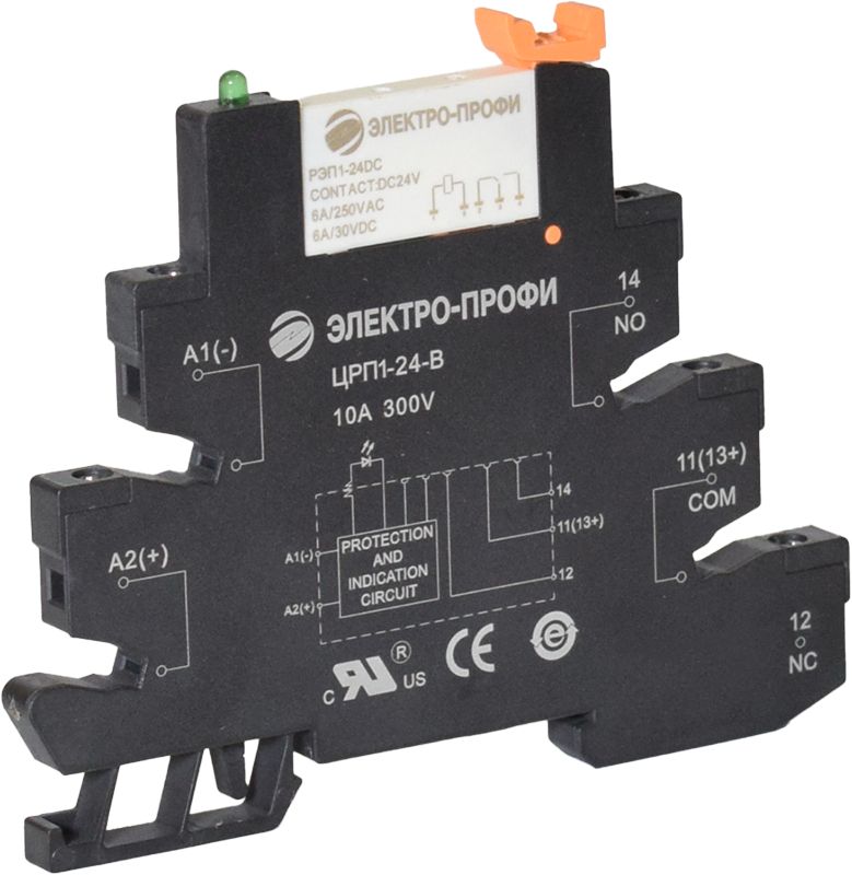 Реле интерфейсное РЭП1-24DC + ЦРП1-В 11040019