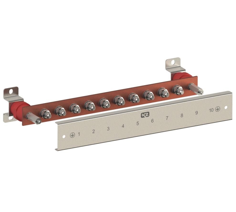 Шина заземления К2М-406-10МК-250 М406360