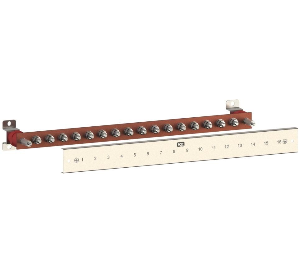 Шина заземления К2М-406-16МК-200 М406495
