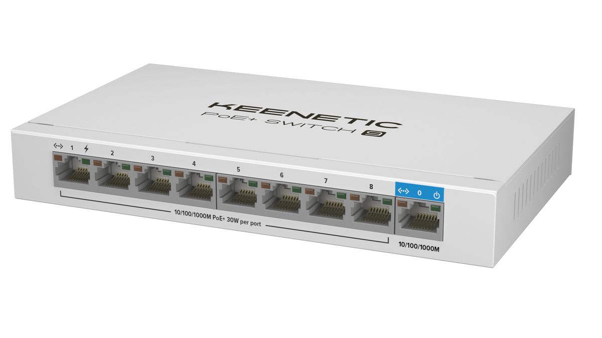 Коммутатор PoE+ Switch 9 KN-4710