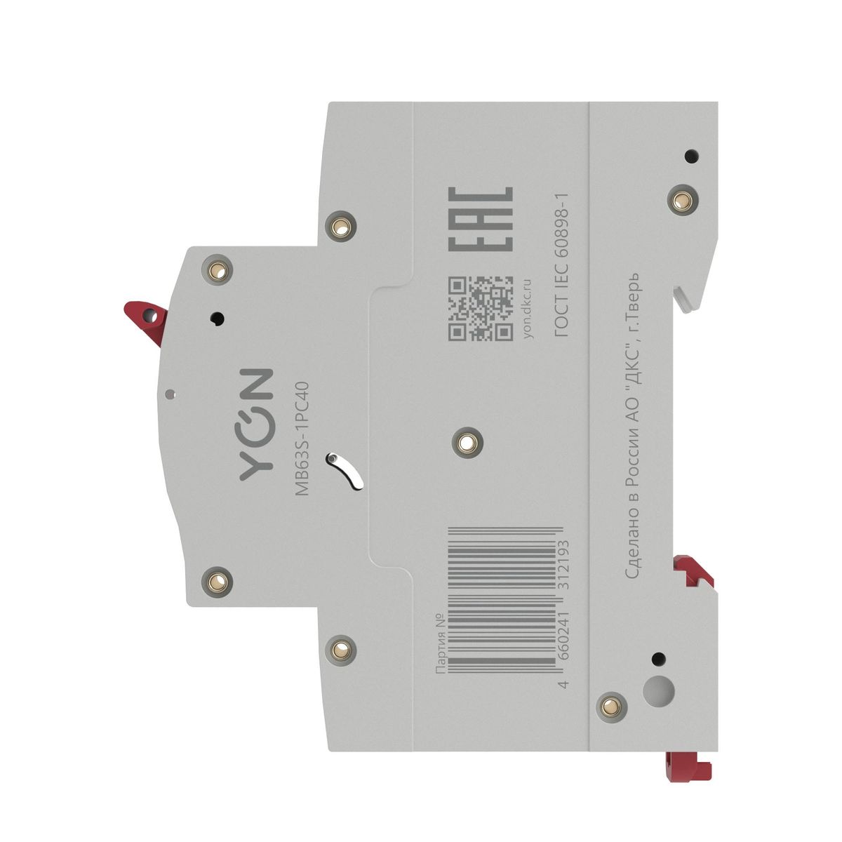 Выключатель автоматический  MB63S-1PC40