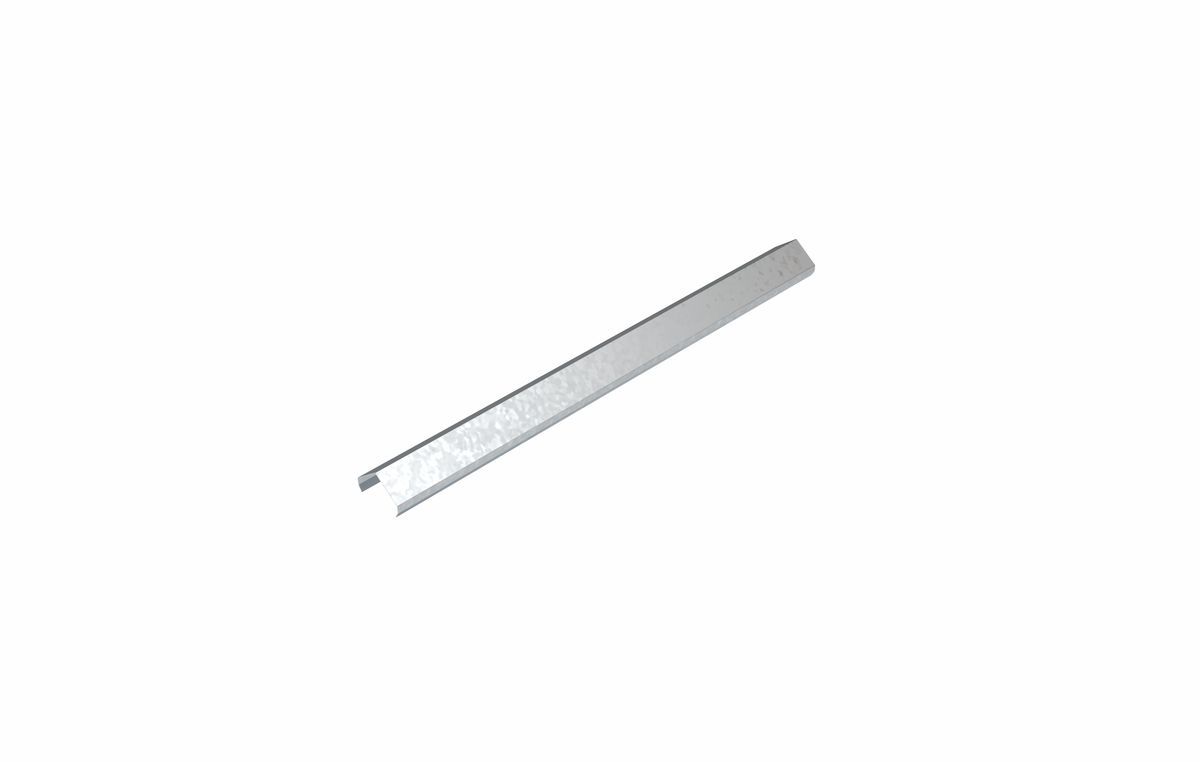Крышка лотка двускатная 50x2000x1.2 мм ML-KDL-50х2000x1.2-MS