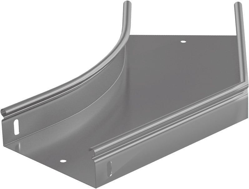 Угол горизонтальный плавный 45° 400x50x1.2-R100 мм ML-UGP-45-400x50x1.2-R100-HZ