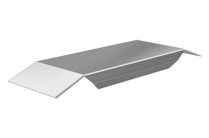 Крышка угла вертикального наружнего 45° 50x15x1.2 мм ML-KVN-45-50x15x1.2-MS