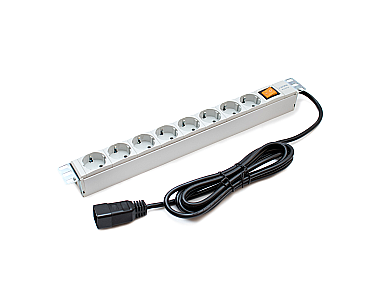 Блок розеток PDU-8xSchuko-C20 