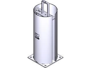 Тумба шлагбаума  119RIX015