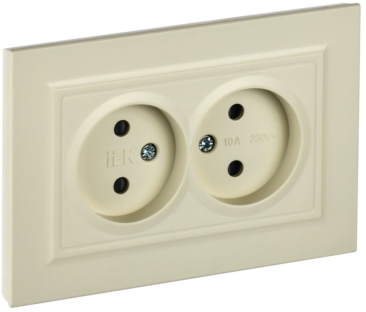 Розетка силовая РСш12-2-БрКр BR-R23-10-K10-F