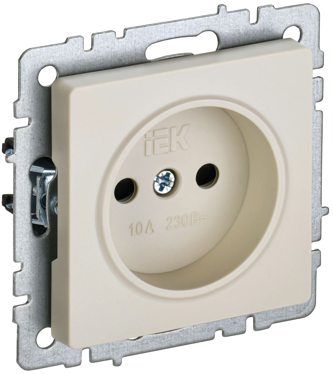 Розетка силовая РСш10-2-БрКр BR-R13-10-K10