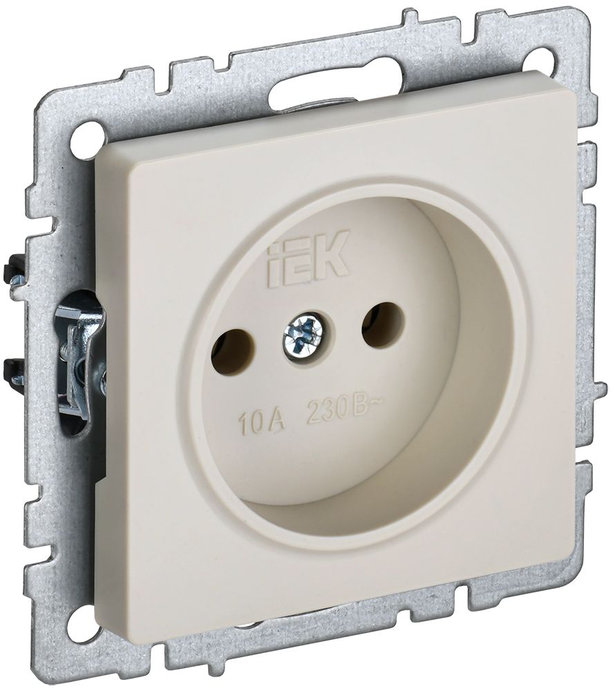 Розетка силовая РС10-1-0-БрКр BR-R10-10-K10