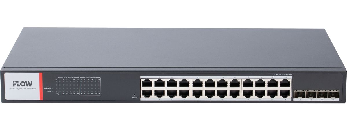 Коммутатор промышленный F-SW-IM628HPOE-PM-24G4GO 301803656