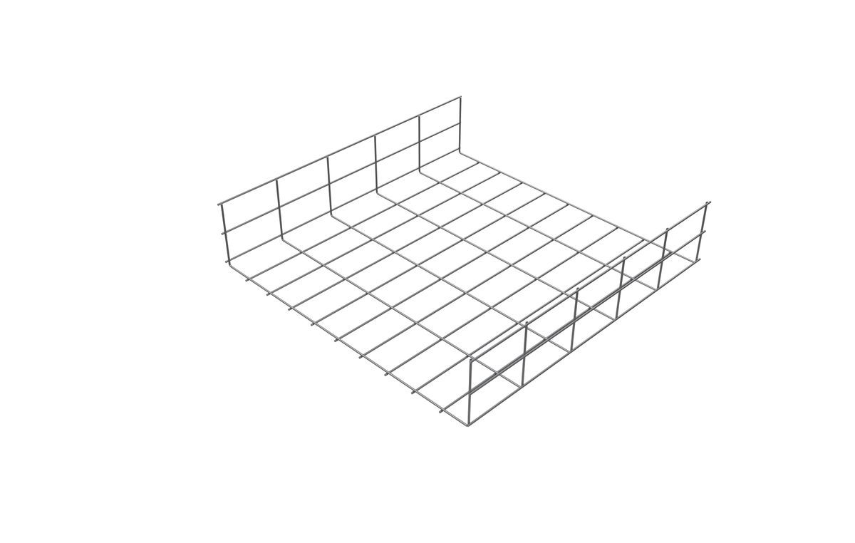 Проволочный лоток усиленный, 100х200х3000х5 мм PL-PLU-100x200x3000x5-MS