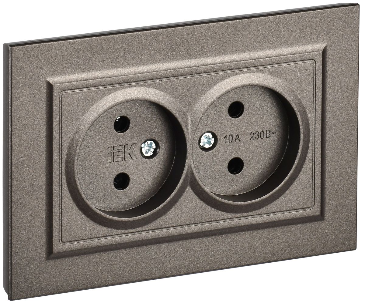Розетка силовая РС12-2-БрТБ BR-R20-10-K45-F