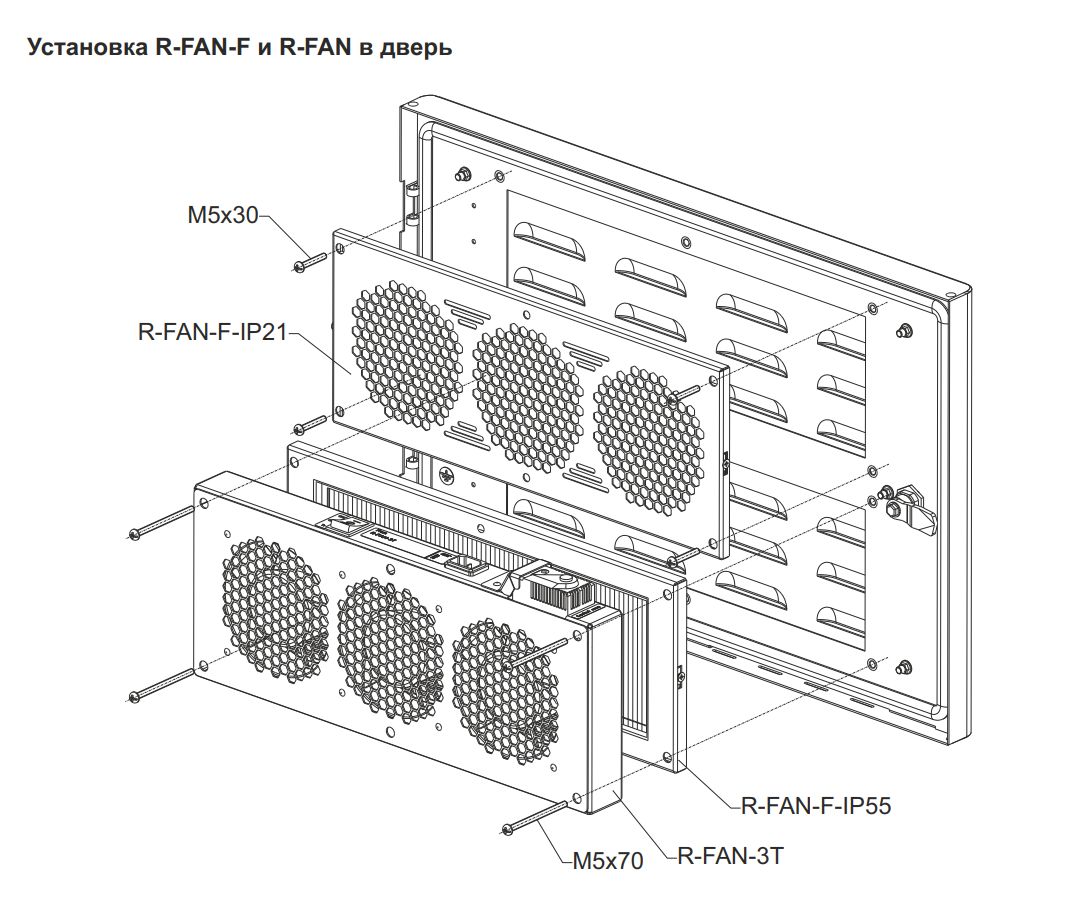 Фильтр  R-FAN-F-IP55