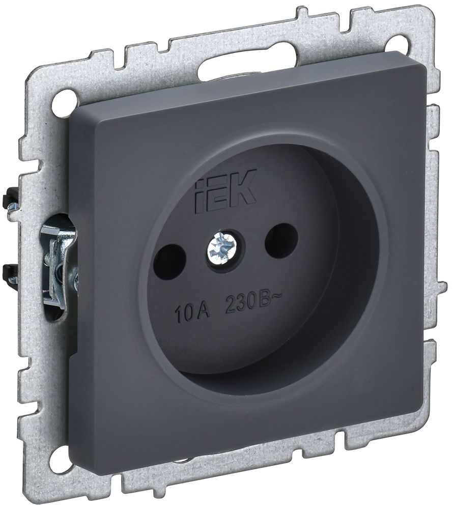 Розетка силовая РС10-1-0-БрГ BR-R10-10-K53