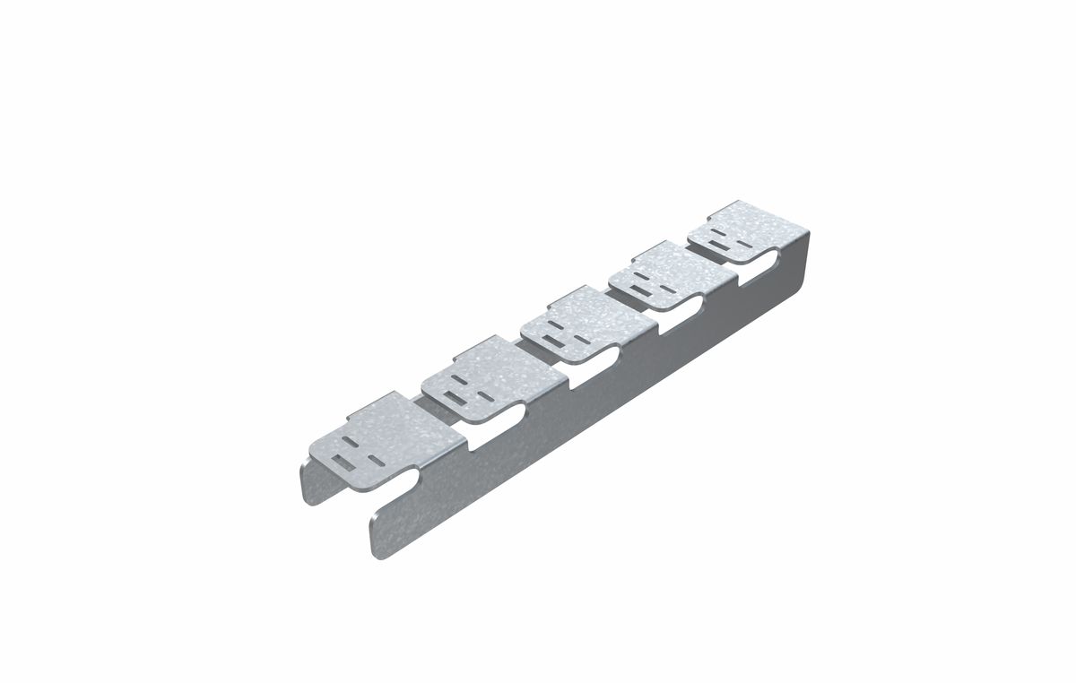 Профиль для безвинтовой фиксации к сетчатому забору SK-PBF-40x30x600x2.0-HZ