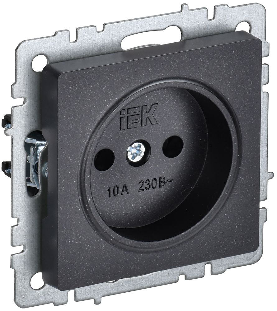 Розетка силовая РС10-1-0-БрЧ BR-R10-10-K02