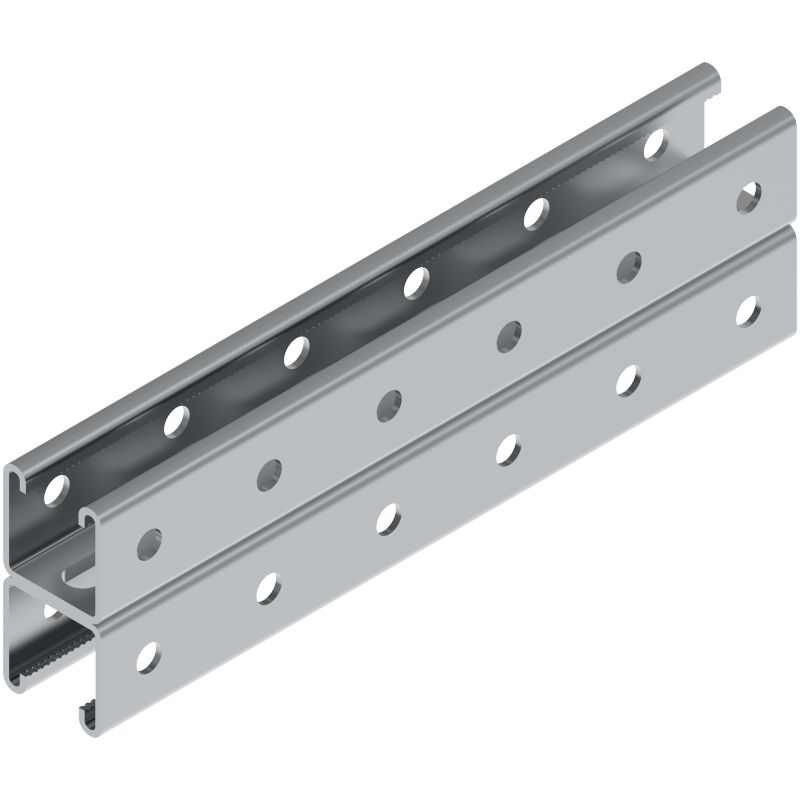 Страт-профиль двойной, 41х41х1400х2.5 мм SS-SPD-41х41х1400x2.5-MS