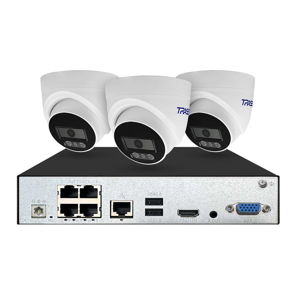 Комплект видеорегистратора TR-Lite1106-4P+3L2S5 