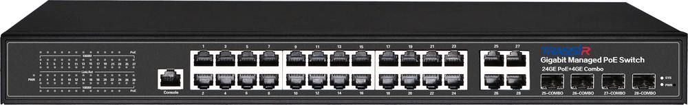 Коммутатор TR-NS24284C-400-24PoE v2 (D) 