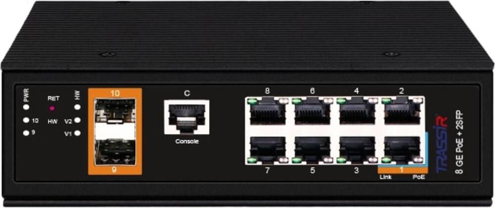Коммутатор TR-NS25102S-300-8POE (D) 
