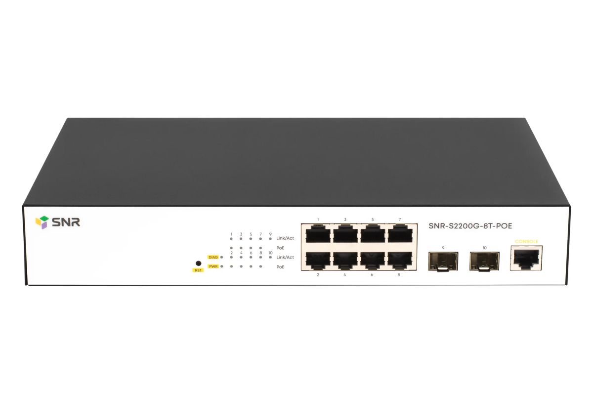 Коммутатор  SNR-S2200G-8T-POE