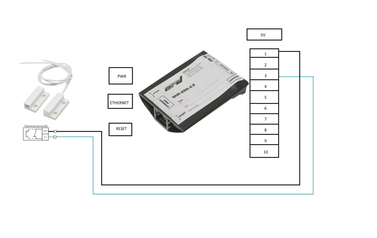 Геркон  DOOR SENSOR SNR-DS-01