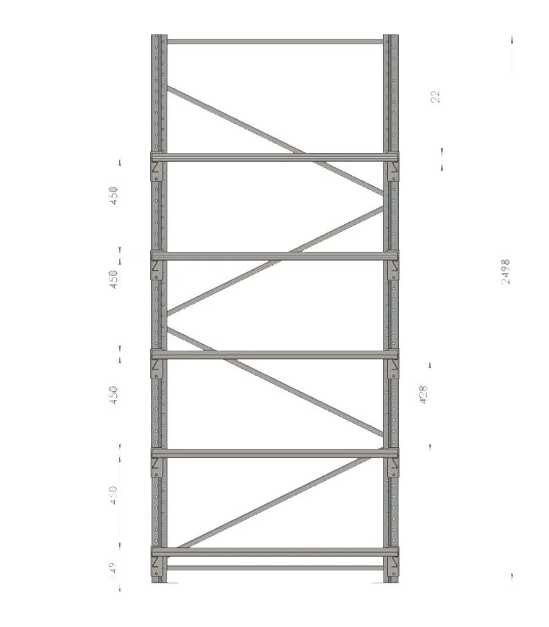 Стеллаж батарейный  SNR-UPS-RACK-257012-5